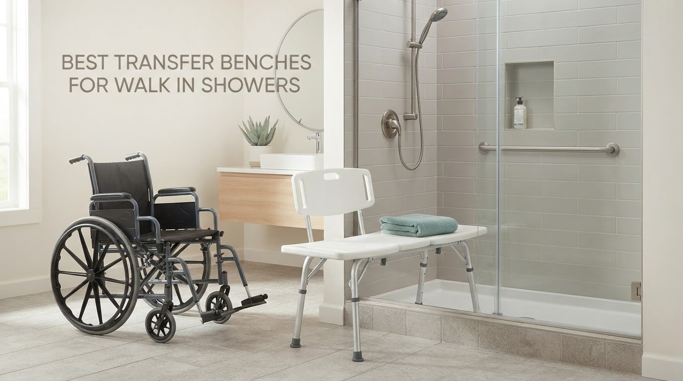 best transfer benches for walk in showers