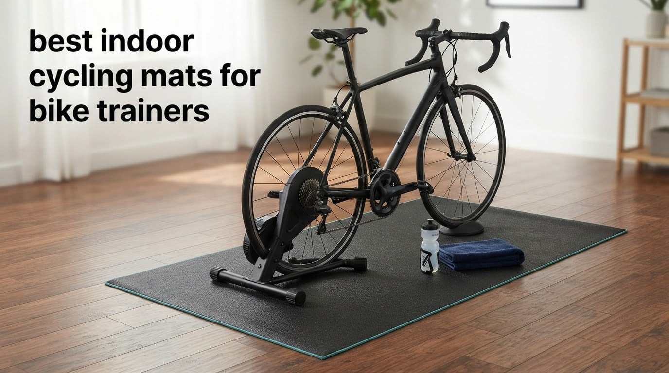 best indoor cycling mats for bike trainers