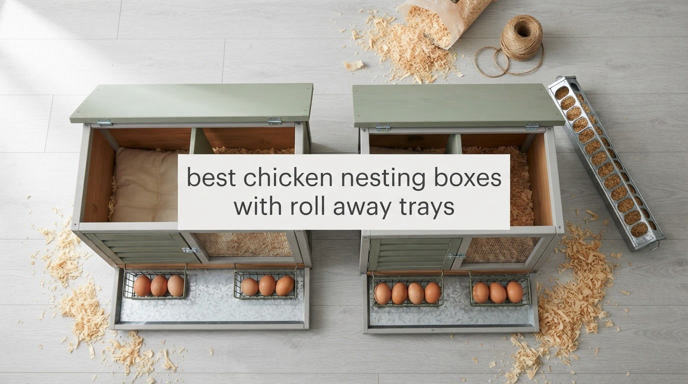 best chicken nesting boxes with roll away trays