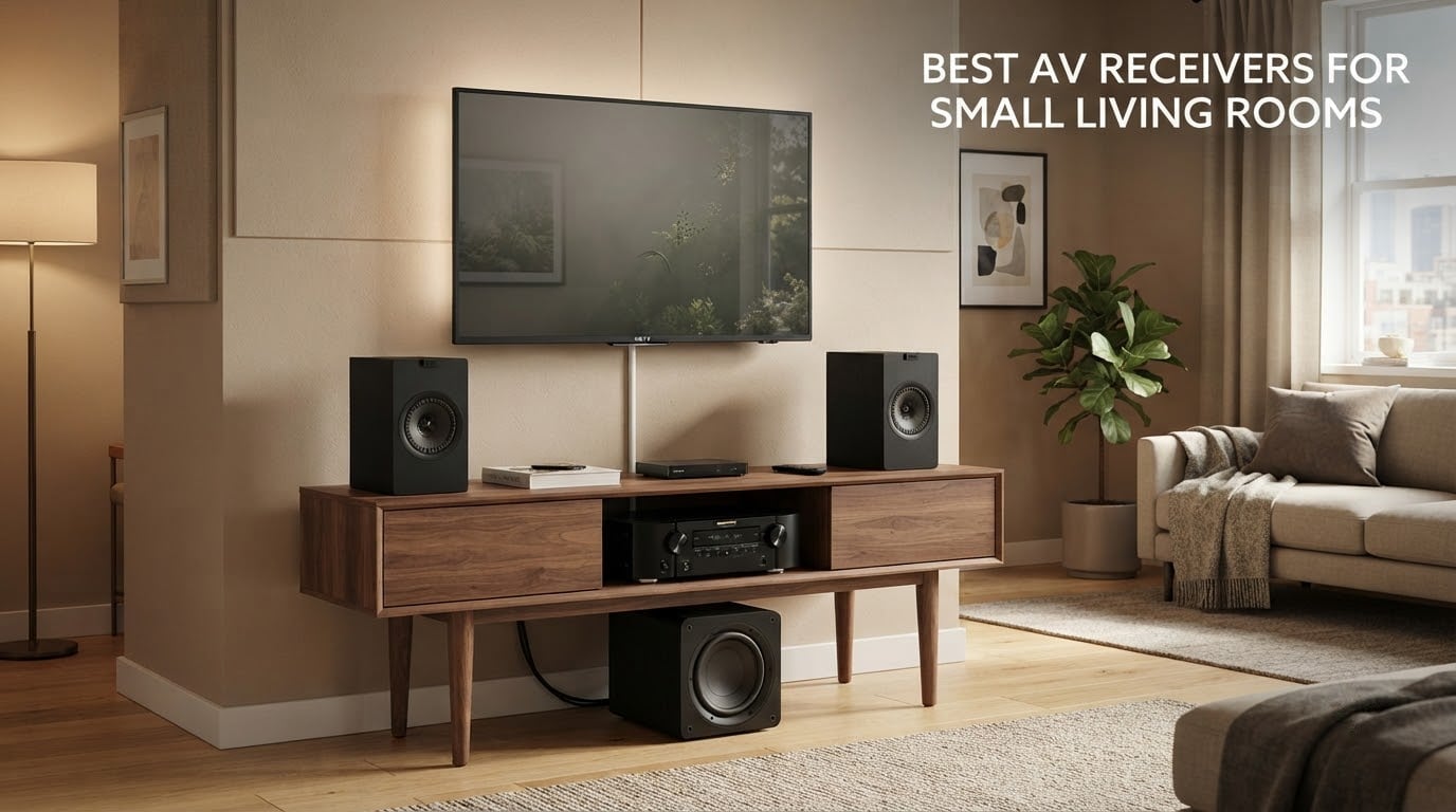 best av receivers for small living rooms