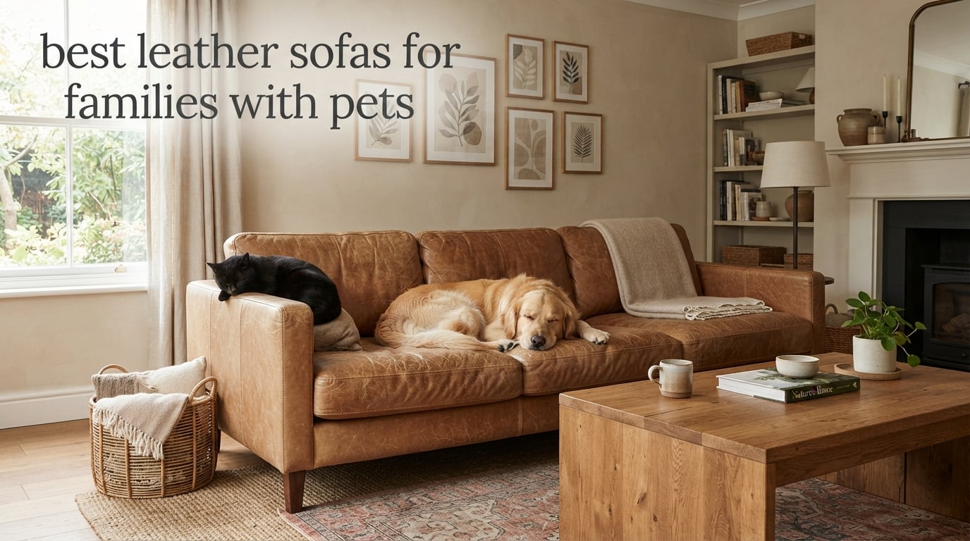 best leather sofas for families with pets