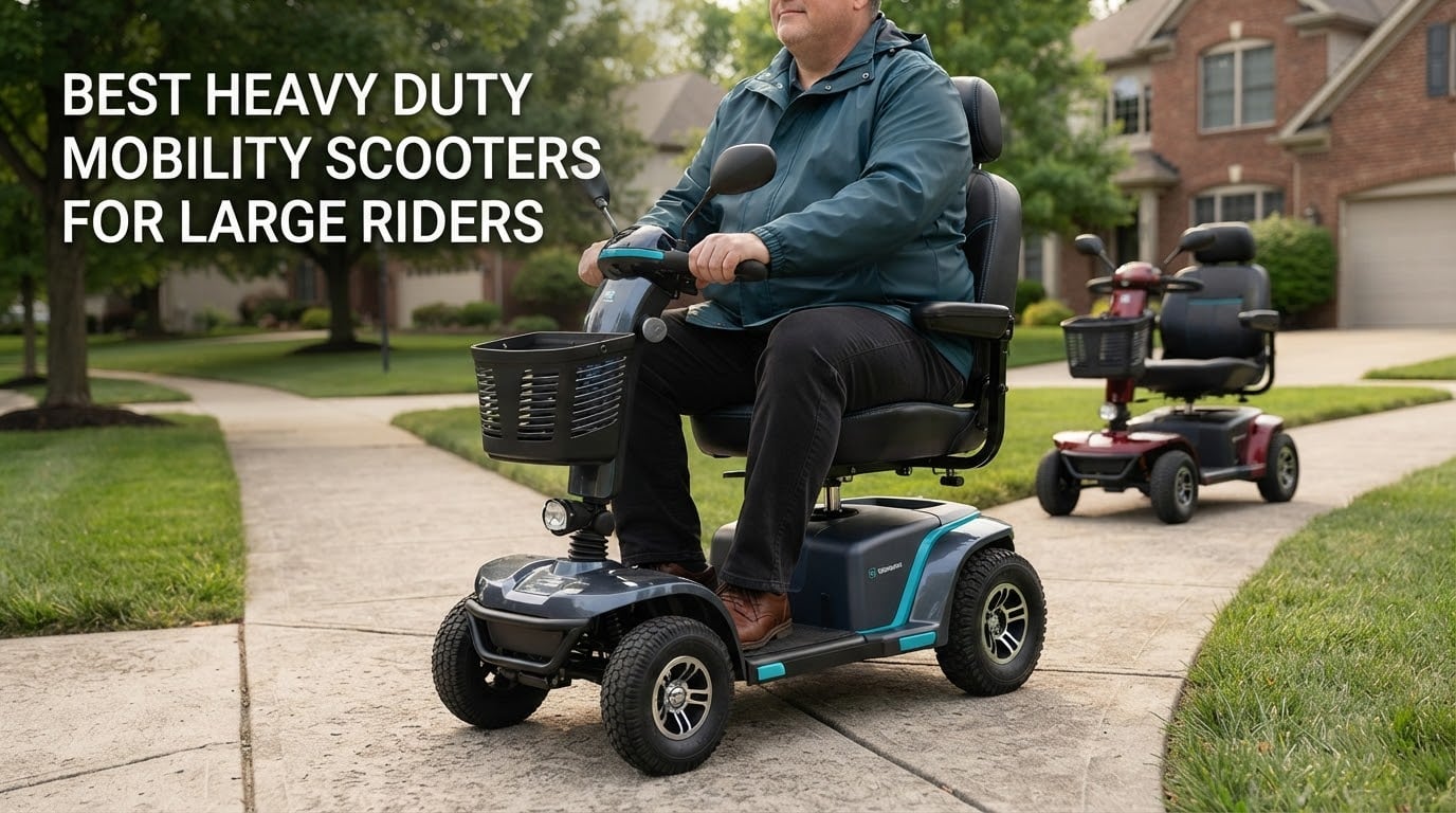 best heavy duty mobility scooters for large riders