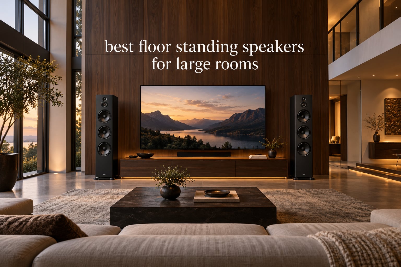 best floor standing speakers for large rooms