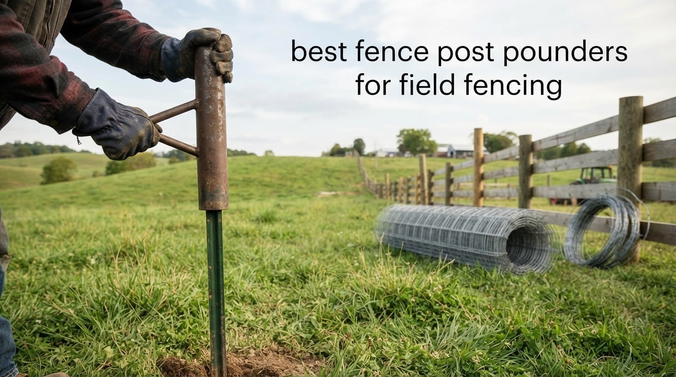 best fence post pounders for field fencing