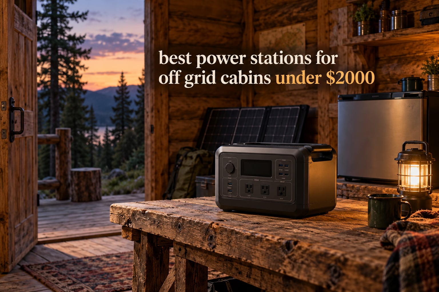 best power stations for off grid cabins under $2000
