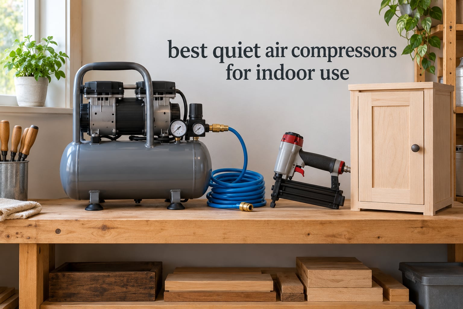 best quiet air compressors for indoor use